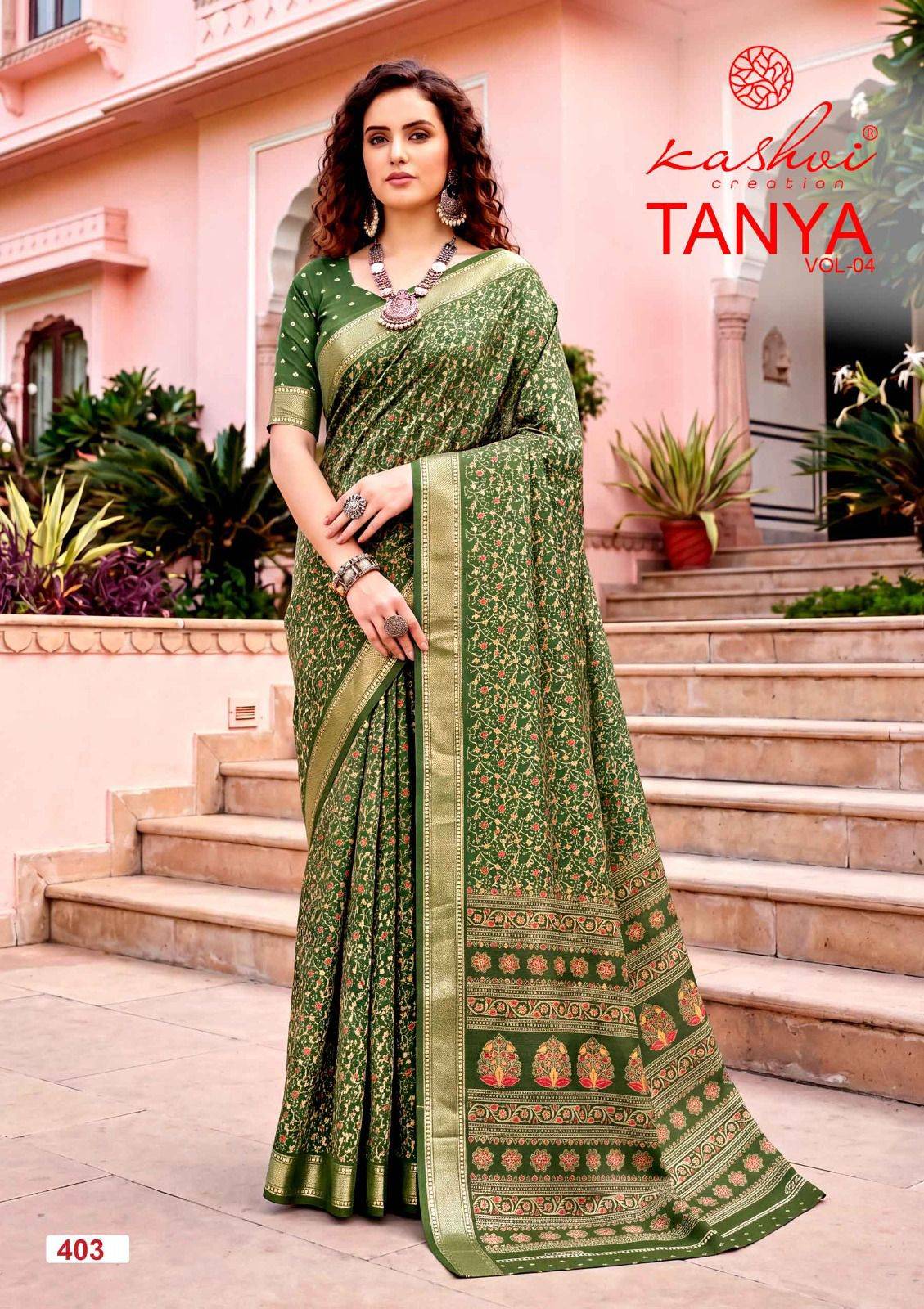 TANYA VOL. 4 By KASHVI CREATION 401 To 408 Series 